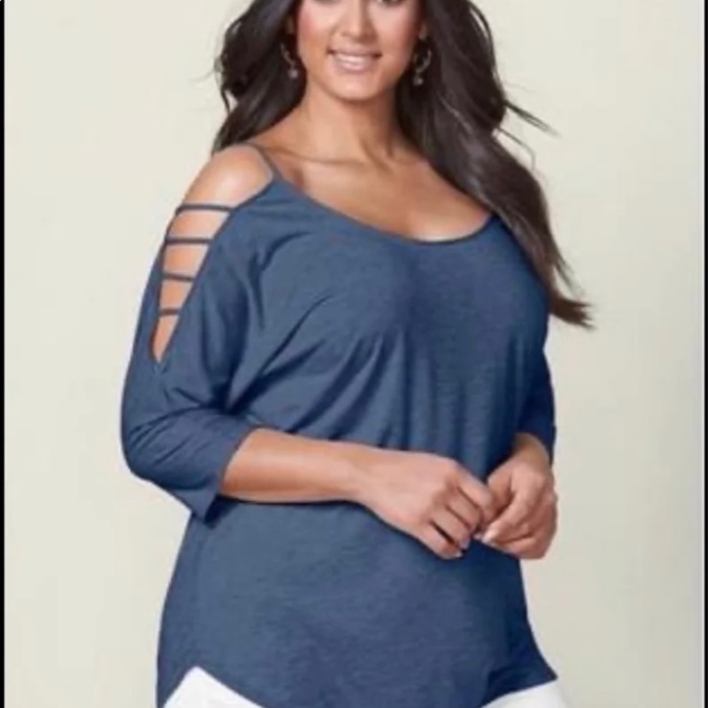 Cold shoulder top